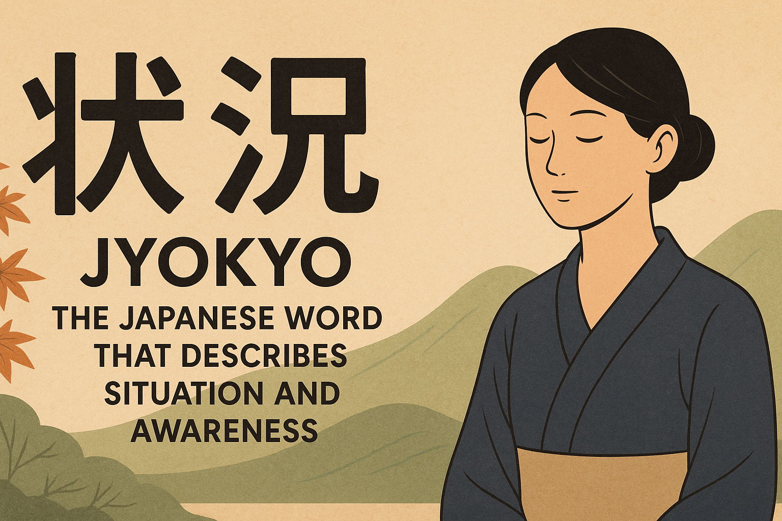 Read more about the article Jyokyo: The Japanese Word That Describes Situation and Awareness